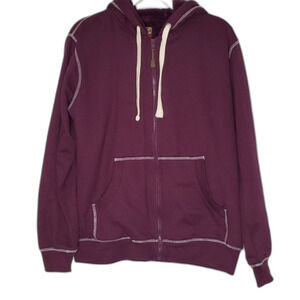 Schmidt Hoodie Purple Fleece inside Size Large